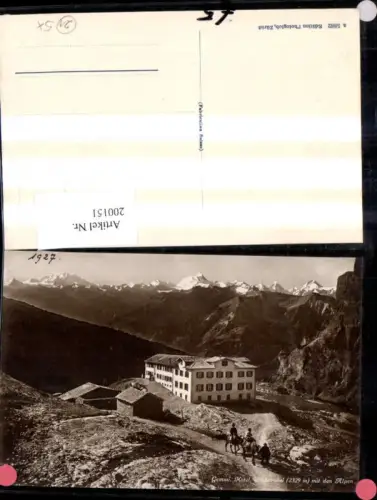 200151,Gemmi Hotel Wildstrubel m. d. Alpen Kt Bern