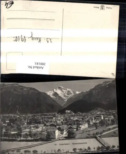 200181,Interlaken Gesamtansicht Kt Bern