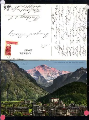200185,Interlaken u. d. Jungfrau Kt Bern