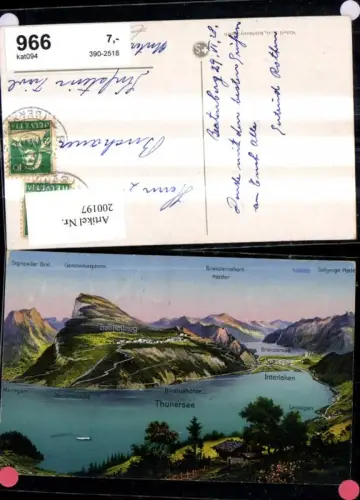 200197,Thunersee Lagekarte Kt Bern