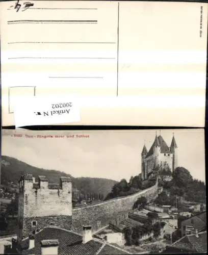 200202,Thun Ringmauer u. Schloss Kt Bern