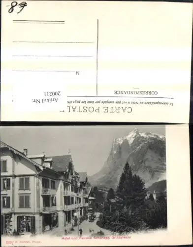 200211,Grindelwald Hotel Pension Schönegg Kt Bern