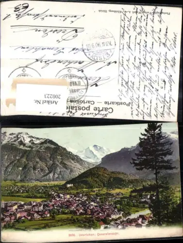 200223,Interlaken Generalansicht Kt Bern