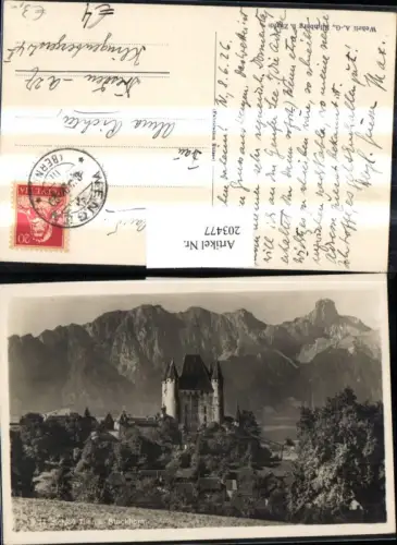 203477,Schloss Thun u. Stockhorn Kt Bern