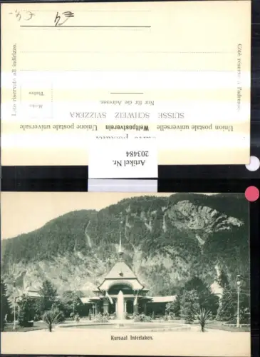 203484,Kursaal Interlaken Brunnen Kt Bern
