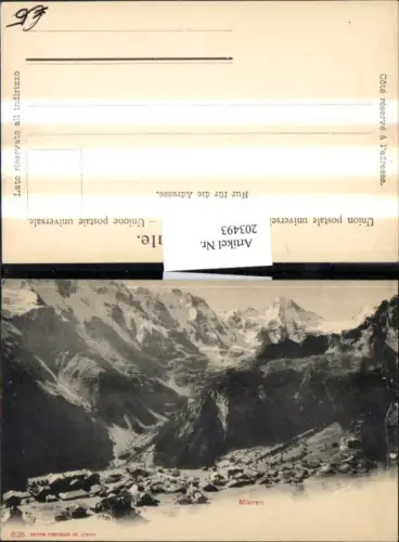 203493,Mürren Totale Berner Oberland Kt Bern