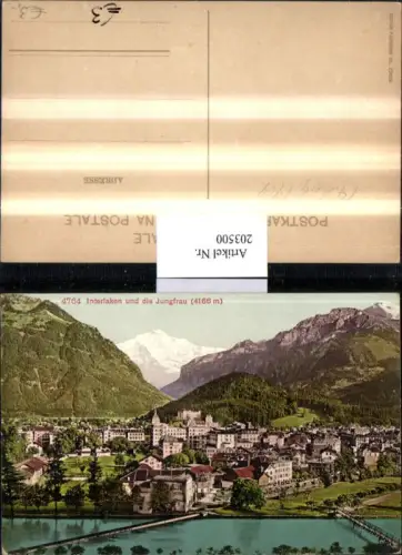 203500,Interlaken Totale u. d. Jungfrau Kt Bern