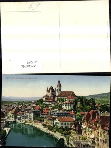 207287,Thun m. Schloß u. Kirche Kt Bern