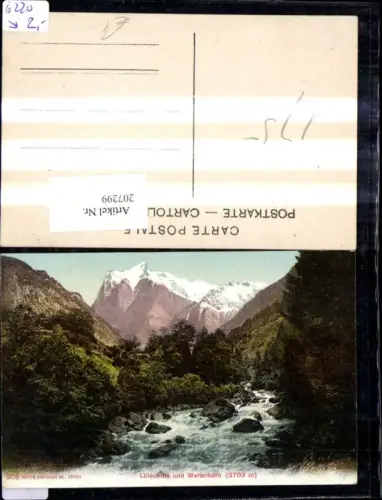 207299,Lütschine u. Wetterhorn Grindelwald Kt Bern
