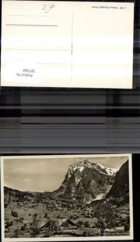 207360,Grindelwald u. Wetterhorn Kt Bern