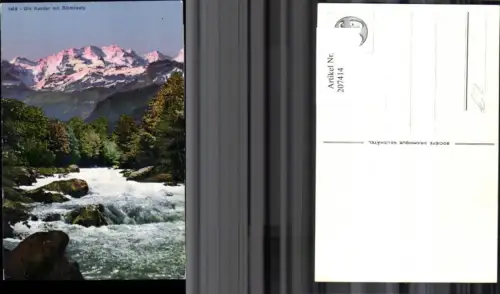 207414,Die Kander m. Blümlisalp Kandersteg Kt Bern