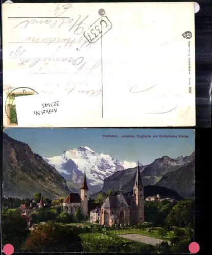 207445,Interlaken Jungfrau Englische u. Katholische Kirche Kt Bern