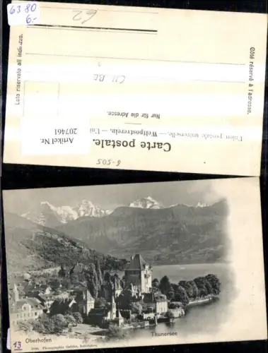 207461,Oberhofen Thunersee Kt Bern