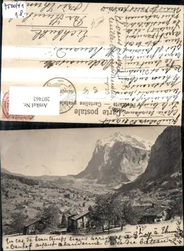 207462,Grindelwald u. Wetterhorn Kt Bern