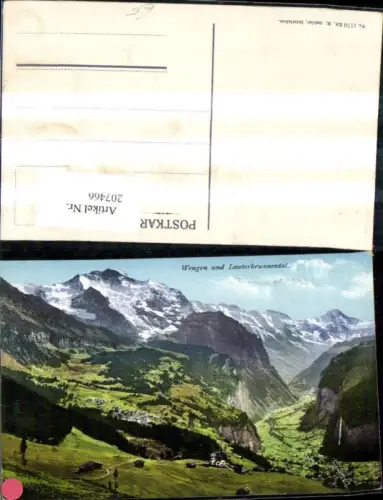 207466,Wengen u. Lauterbrunnental Kt Bern