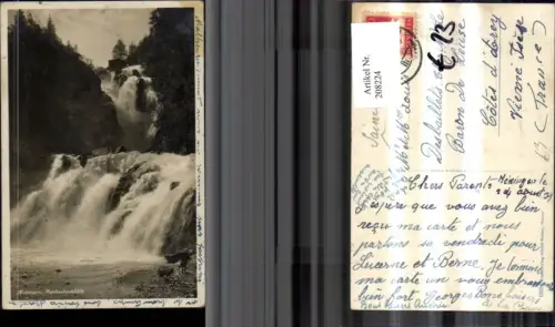 208224,Meiringen Reichenbachfälle Wasserfall Kt Bern