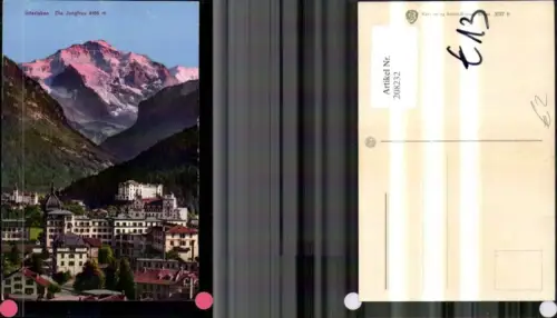 208232,Interlaken Die Jungfrau Kt Bern