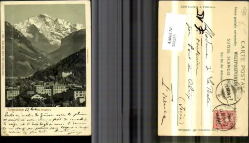 208233,Interlaken Die Jungfrau Kt Bern