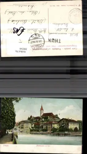 208248,Thun Plätzliterrasse u. Quai Kt Bern