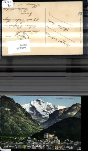 208275,Interlaken Teilansicht m. d. Jungfrau Kt Bern
