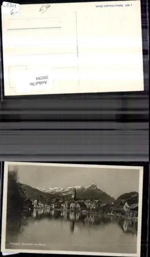 208284,Unterseen Interlaken Teilansicht m. Niesen Kt Bern