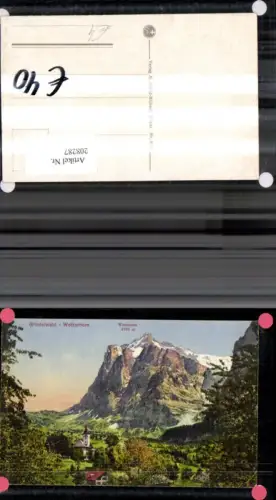 208287,Grindelwald Wetterhorn Kirche Kt Bern