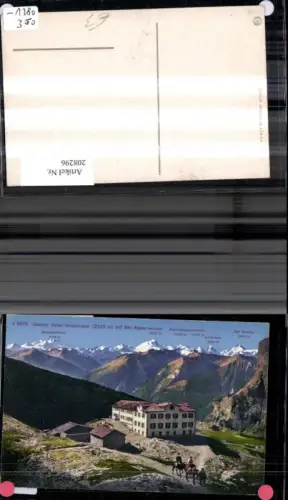 208296,Gemmi Hotel Wildstrubel m. d. Alpen Matterhorn Weisshorn Mischabelhörner