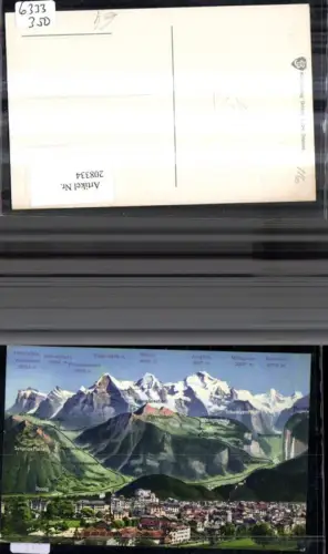 208334,Interlaken Totale Grindelwald Lauterbrunnen Wengen Mönch Eiger Wetterhorn Mittaghorn Kt Bern