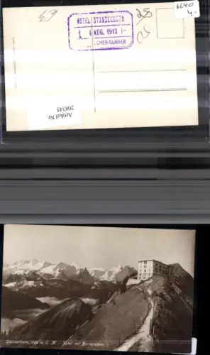 208345,Stanserhorn Hotel m. Berneralpen Kt Bern