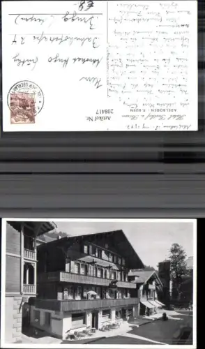208417,Hotel Gasthof zum Bären b. Adelboden P. Burn Kt Bern