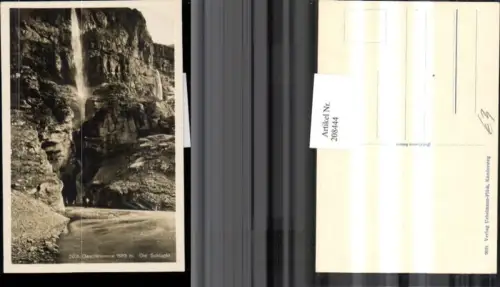 208444,Oeschinensee Die Schlucht Wasserfall Partie Kt Bern