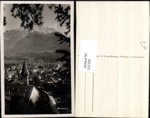 221320,Meiringen Teilansicht Kirche Kt Bern