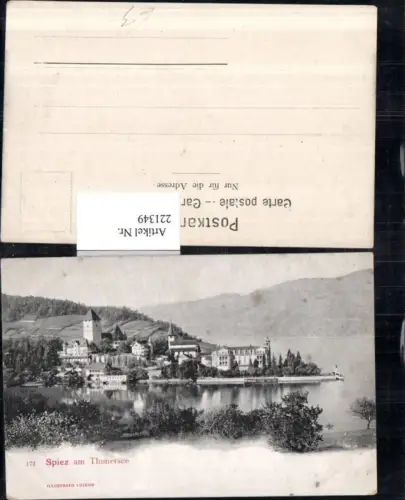 221349,Spiez a. Thunersee Totale Kt Bern