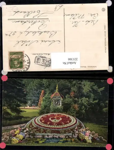 221366,Interlaken Blumenuhr Uhr Blumen Kt Bern