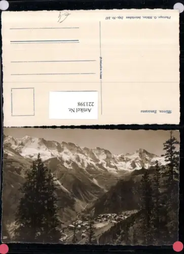 221398,Mürren Totale Panorama Kt Bern