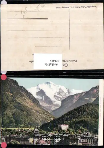 221415,Interlaken Teilansicht u. d. Jungfrau Kt Bern