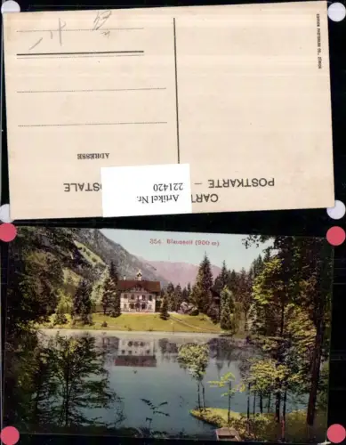 221420,Blauseeli b. Kandersteg Partie Kt Bern