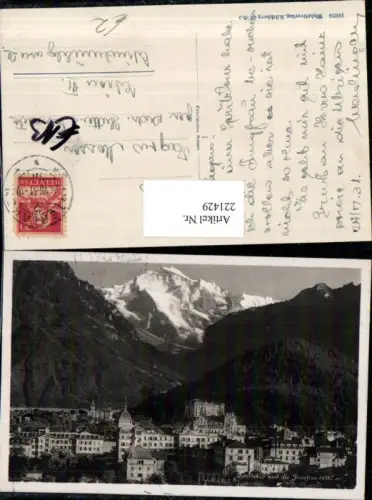 221429,Interlaken Totale u. d. Jungfrau Kt Bern