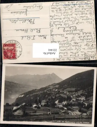 221441,St. Beatenberg Totale u. d. Niesen Kt Bern