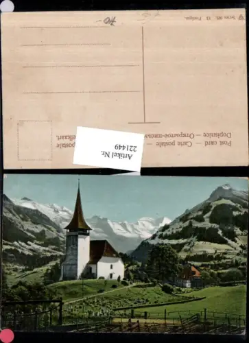 221449,Frutigen Partie Kirche Kt Bern