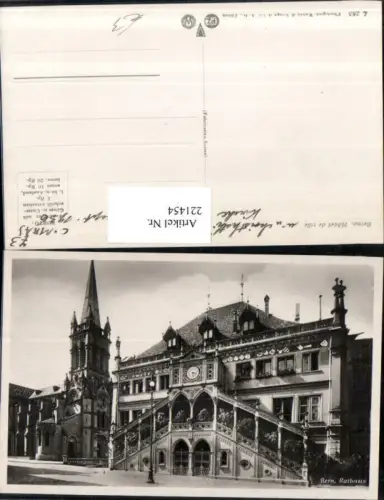 221454,Bern Rathaus m. Kirche