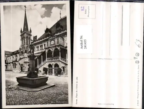 241455,Bern Rathausplatz m. Brunnen