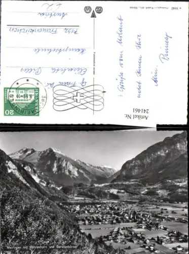241461,Meiringen Totale m. Mährenhorn u. Gerstenhörner Kt Bern