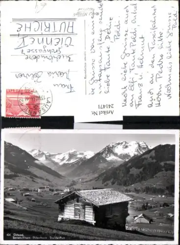 241471,Gstaad Sanetschhorn Oldenhorn u. Staldenfluh Kt Bern