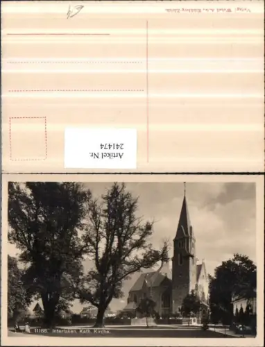 241474,Interlaken Katholische Kirche Kt Bern