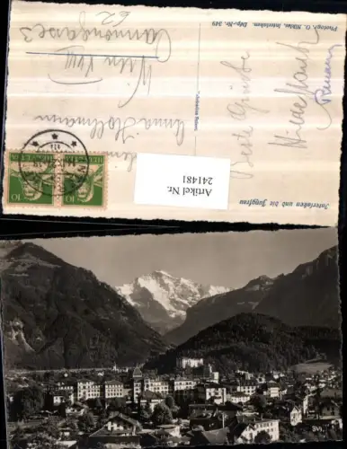 241481,Interlaken Totale und d. Jungfrau Kt Bern