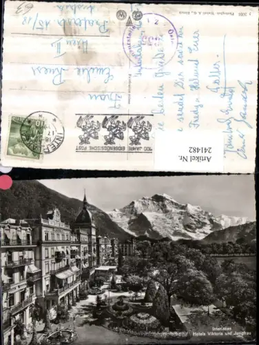 241482,Interlaken Hotels Viktoria u. Jungfrau Kt Bern