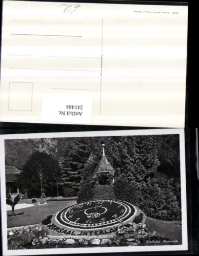 241484,Interlaken Blumenuhr Kt Bern