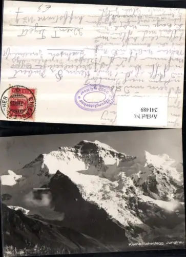 241489,Kleine Scheidegg Jungfrau Bergkulisse Kt Bern
