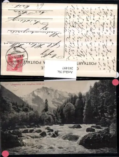 241497,Lütschine m. Jungfrau Partie Kt Bern